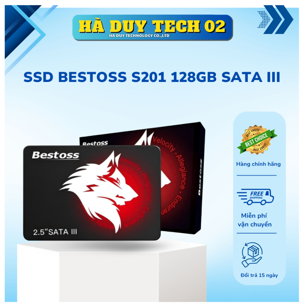 SSD BESTOSS S201 128GB SATA III - ของแท้ - 36T - Ha Duy Tech