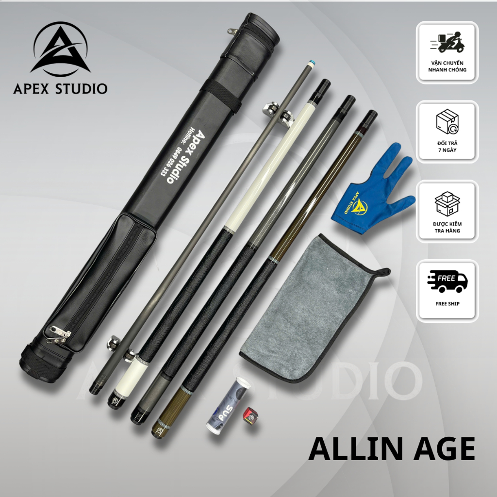 Allin Age Billiard Stick - สินค้าของแท้ - ร้าน Apex Billisards
