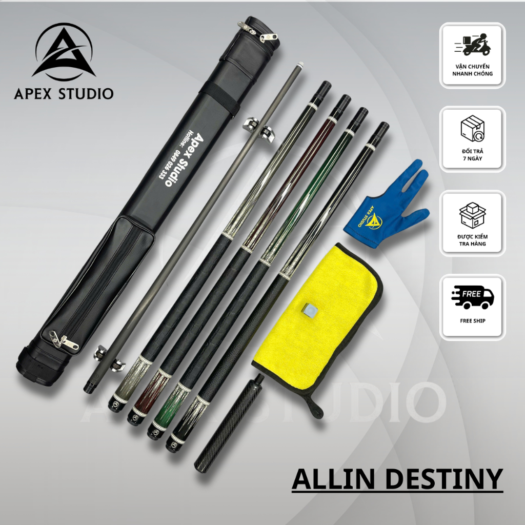Allin Destin Destiny Billiard Stick - สินค้าของแท้ - ร้าน Apex Billis