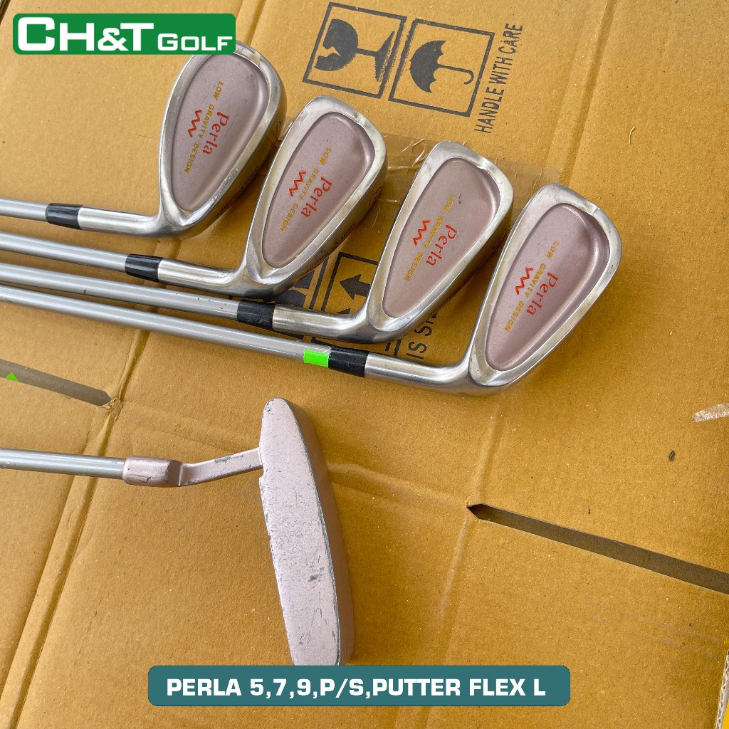 Maruman Verity EZ ชุดไม้กอล์ฟเหล็ก 9 ชิ้น 4,5,6,7,8,9,PW,SW,AW เดิมนําเข้าจากญี่ปุ่น