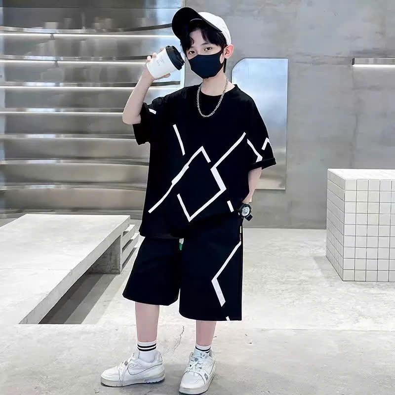 Dynamic Cube Boy Outfit Set 10–52กก. – เบลเซอร์ฤดูร้อนเย็น