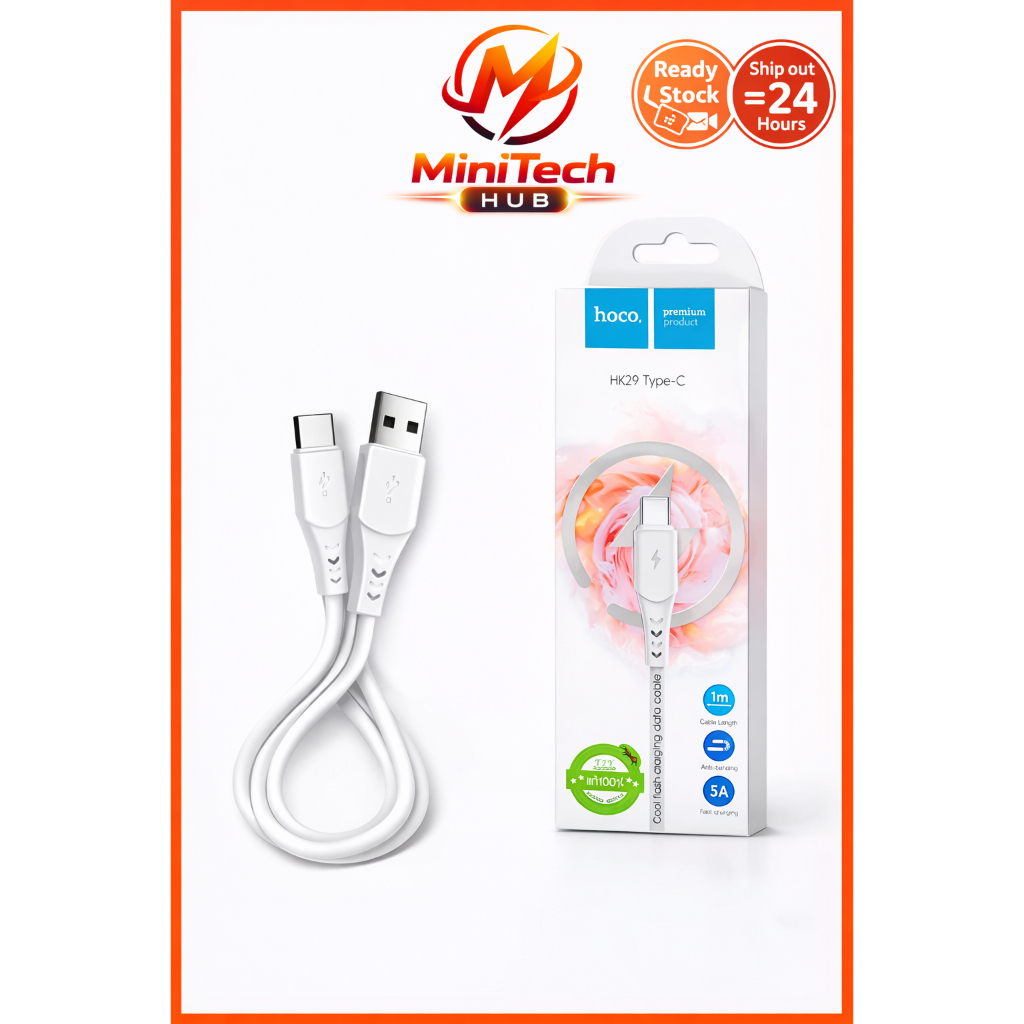 Hoco HK39 สายชาร์จพอร์ต Micro ss - MiniTech Hub