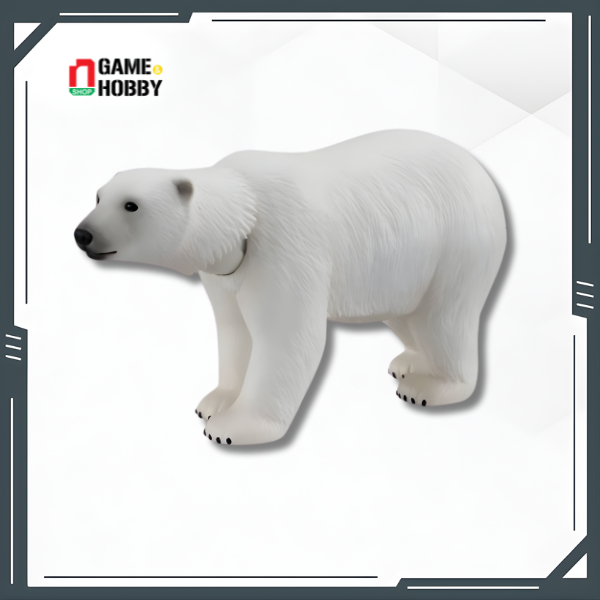 ANIA AS-10 POLAR BEAR ANIMAL MODEL - TAKARA TOMY POLAR BEAR