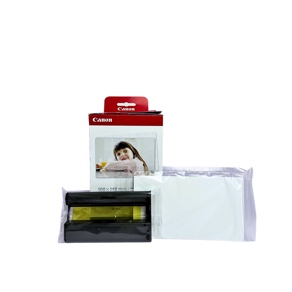 กระดาษภาพถ่าย KP108 4x6 สําหรับเครื่อง Selphy – ชุด 108 แผ่นพร้อมริบบิ้น