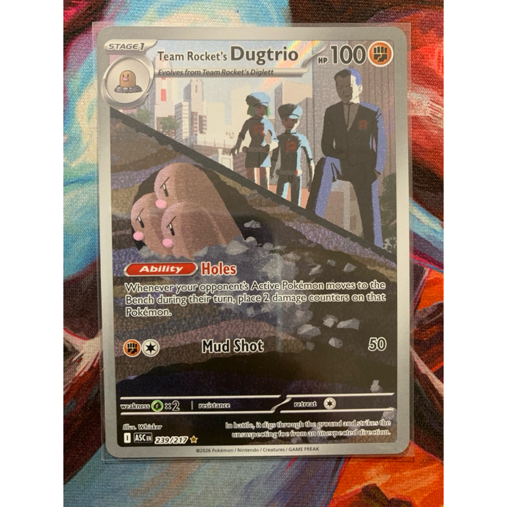 การ์ดโปเกมอนภาษาอังกฤษ Ascended Heroes - Dugtrio - 239/217