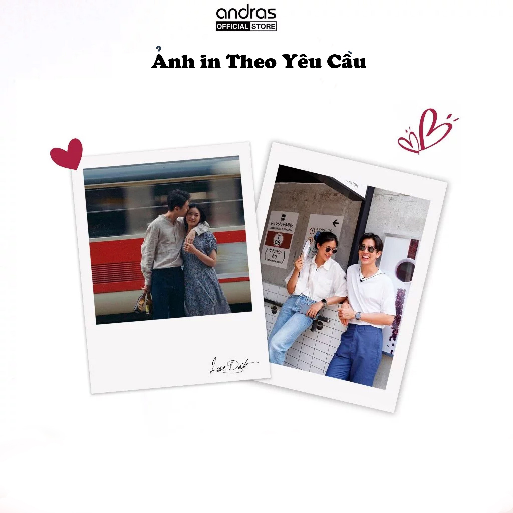 [SEND PHOTOS TO SHOP NOW AFTER ORDERING IN MESSAGE!] Gift Combo of 5 Plastic Print Photos Official S