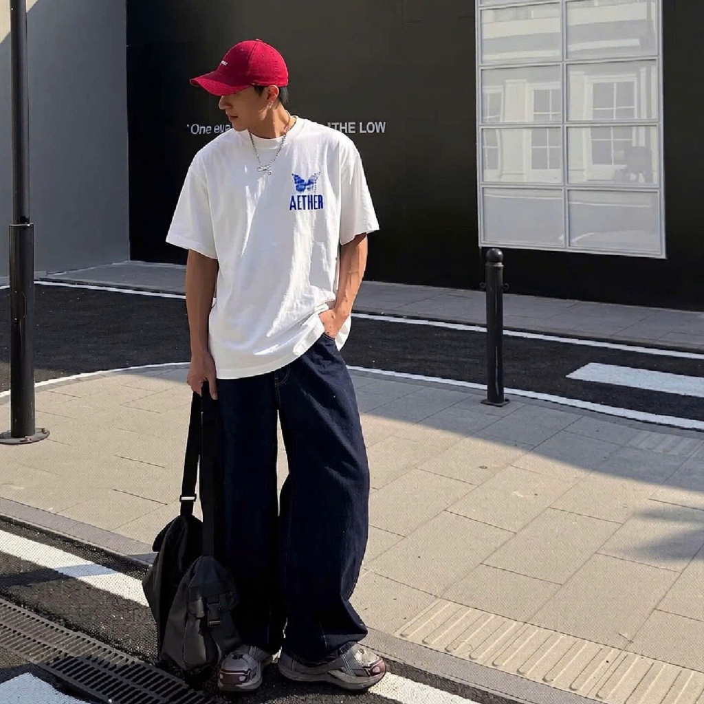 เสื้อยืด Aether Butterfly Oversize-unisez