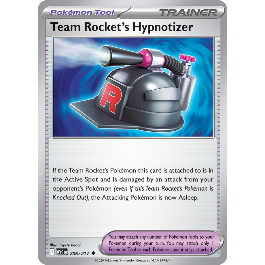 [KW2 Pokemon] [EN] การ์ด 206/217 ตัวสะกดจิตของ Team Rocket - ASCEN