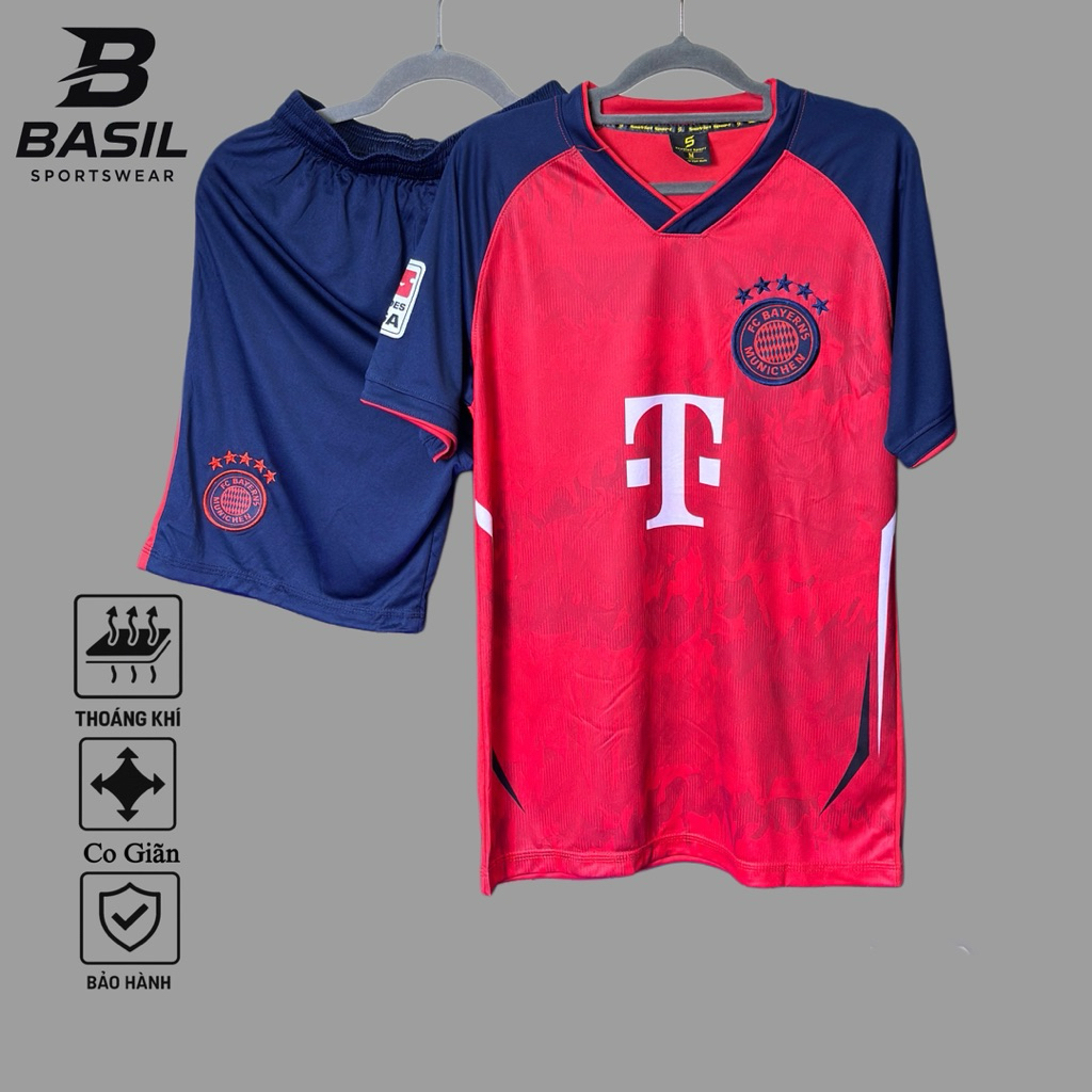 เสื้อฟุตบอลยืดหยุ่นเย็น Bayer Club Red 26/27