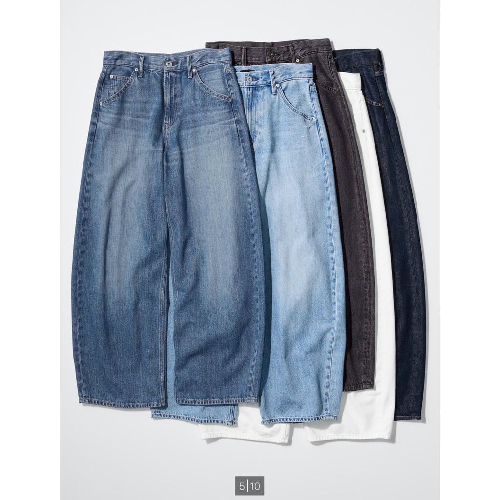 BAGGY UNI QLO CURVED JEANS