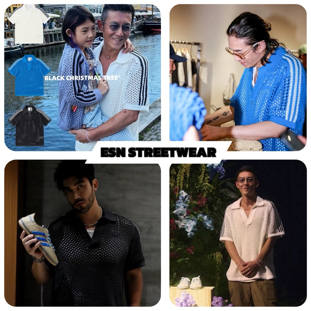 [GENUINE] Adidas CLOT CROCHET POLO BY EDISON CHEN โปโล Adidas ของแท้