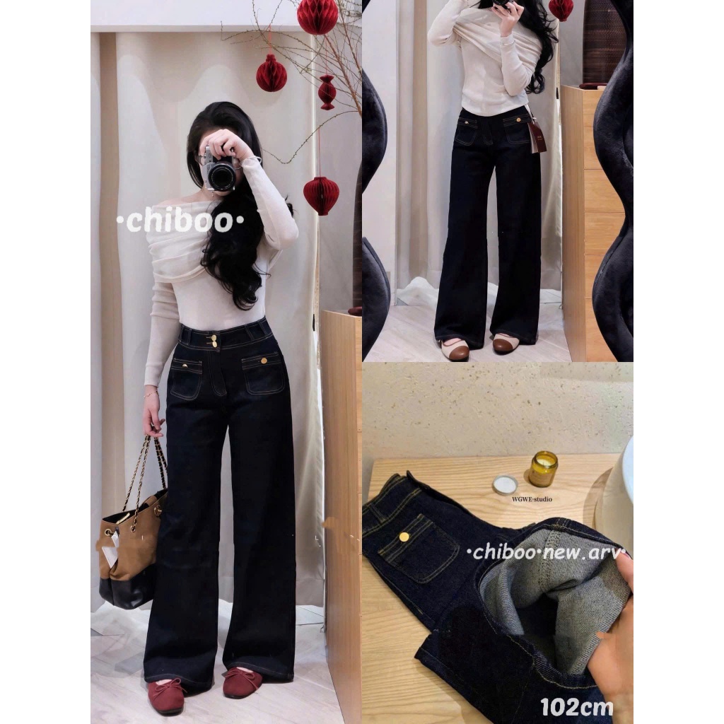 กางเกงยีนส์ Wg.We Phom สุดปัง (ยาว 102ซม.)
