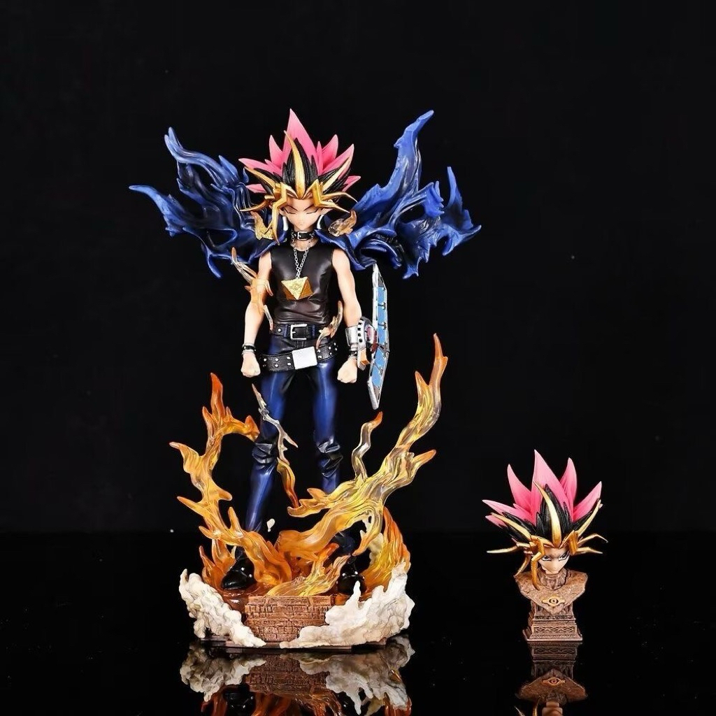 Yami Yugi GK รุ่น 28 ซม. – Yugioh Game King Figure – คุณภาพสูง PVC อะนิเมะรูปปั้นตกแต่งโต๊ะ