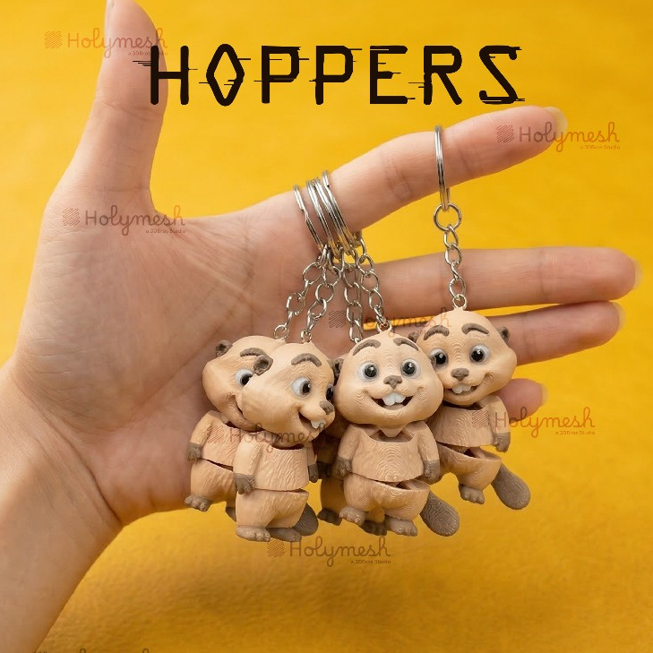 พวงกุญแจ Mabel Hoppers - Mabel - Disney Pixar Magical Jump Hoppers พิมพ์ 3D สี - Holymesh