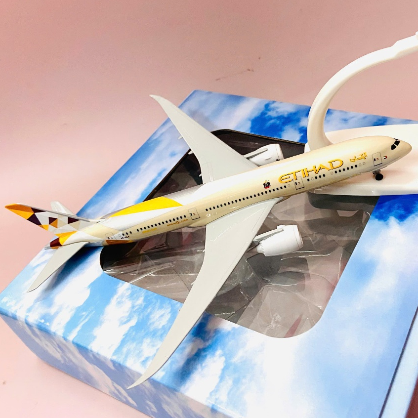 โบอิ้ง 787 ETIHAD AIRWAYS | เครื่องชั่ง รุ่น (1:400) Premium Fullbox