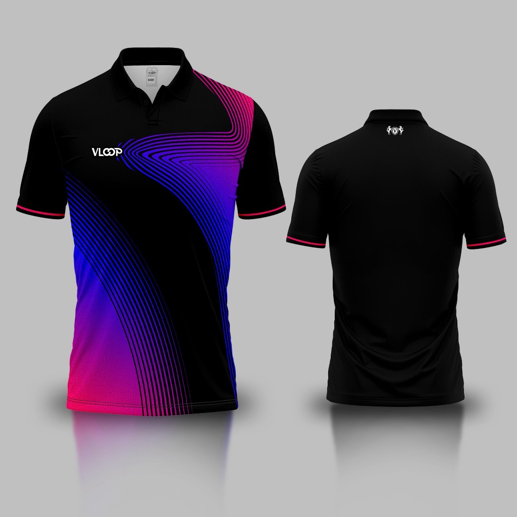 VLOOP NEO-V01 เสื้อโปโลกีฬา Pickleball, เสื้อ Pickleball สําหรับทุกเพศพร้อมวัสดุ Air Cool คุณภาพสูง
