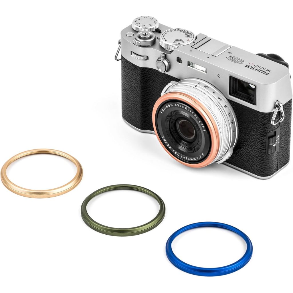 NiSi อะแดปเตอร์เลนส์ชุดแหวนสีสันสดใสสําหรับ Fuji Fujifilm X100VI / X100V / X100T / X100S / X100F / X
