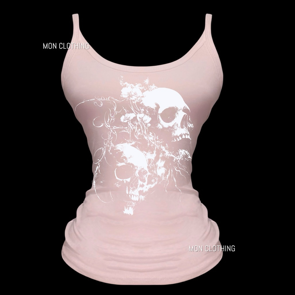 [มีขนาดใหญ่] TWO PINK PASTEL Y2K STRINGS - BY MON CLOTHING