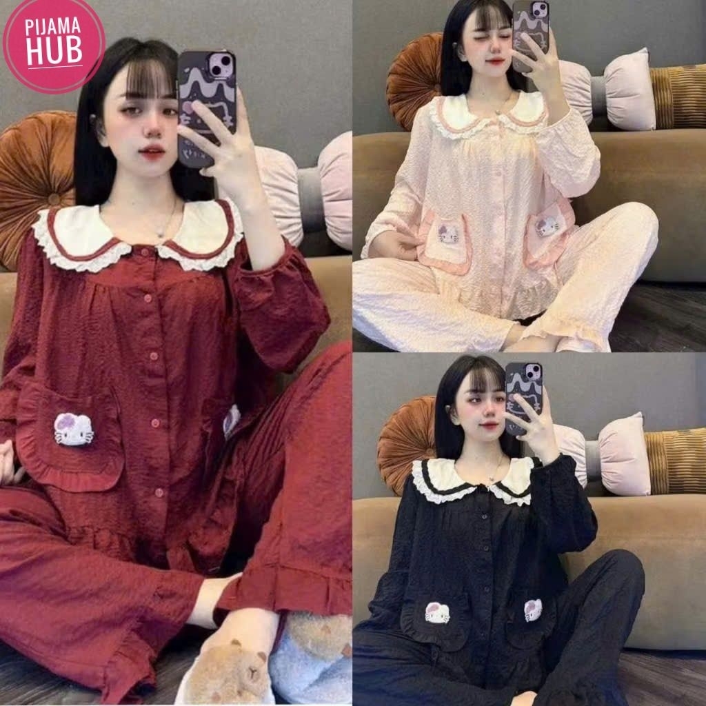 LONG PYJAMA SET WITH FOAM BAG HLKT