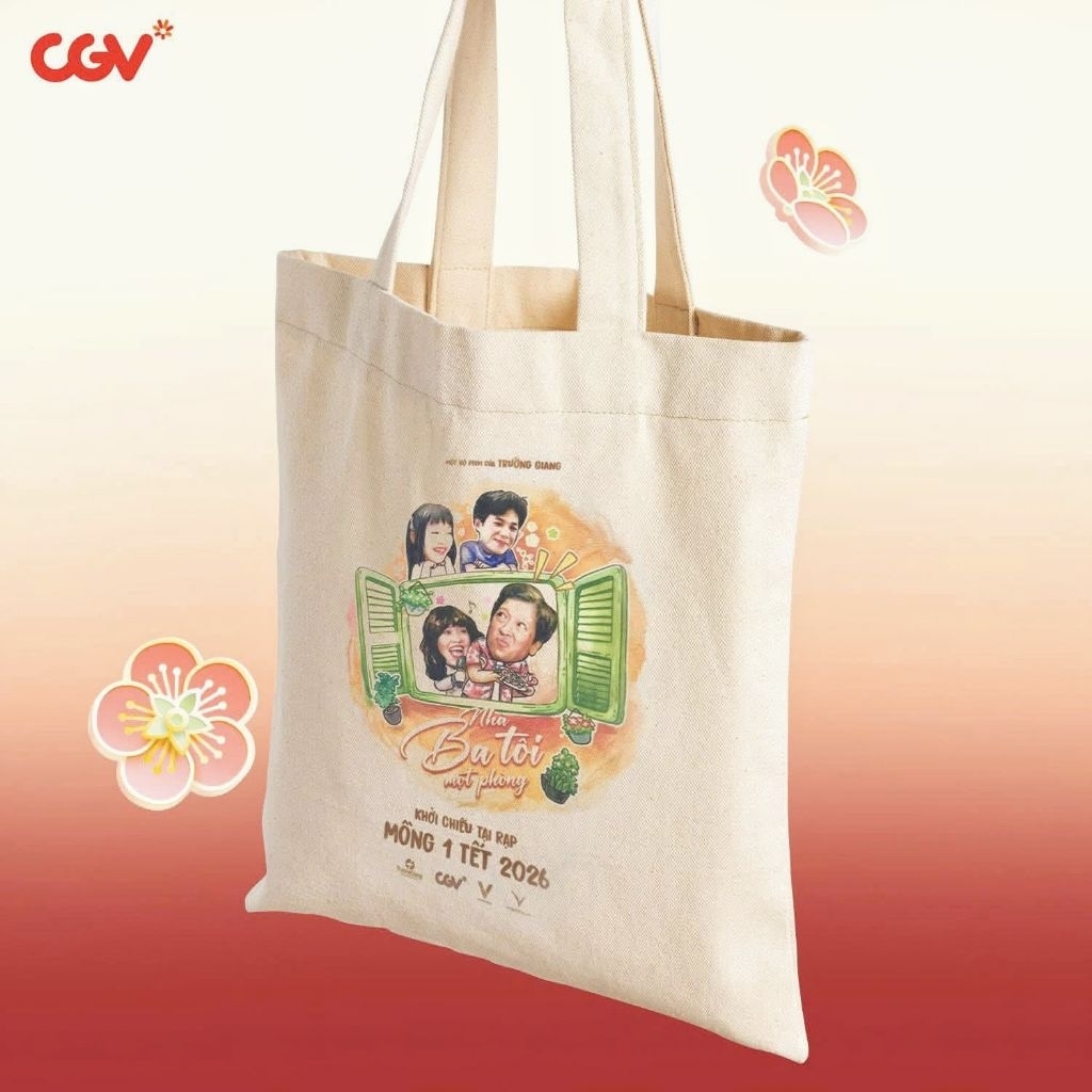 [CGV + MY HOME ONE ROOM] ONE ROOM THREE HOUSE TOTE COVER