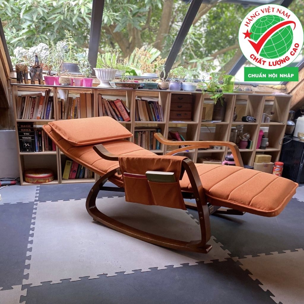 เก้าอี้เอนนอน Poang พร้อมข้อต่อล็อคตัวเอง - สินค้าแท้