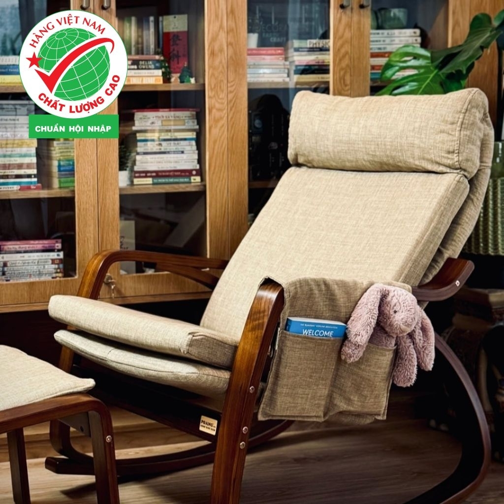 ชุดเก้าอี้ Poang คุณภาพสูงพร้อมกรอบไม้อัดวอลนัท