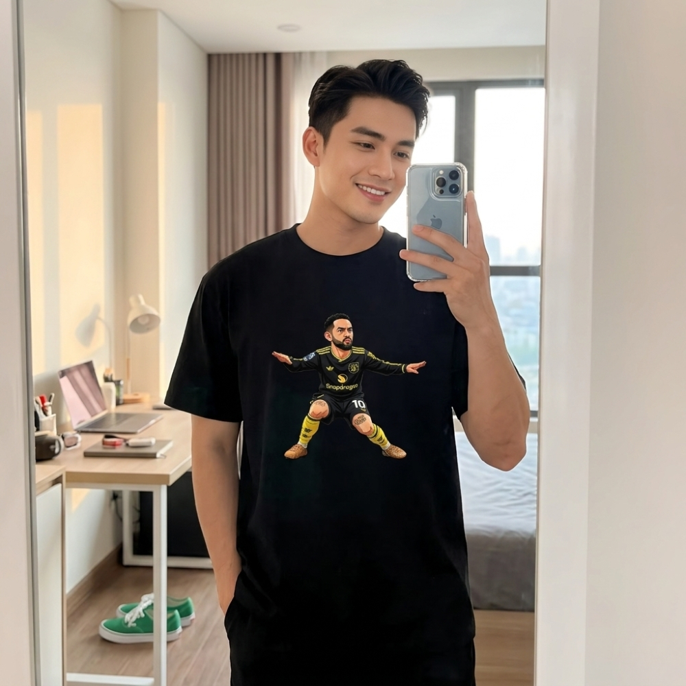 Cunha Dance เสื้อยืดผู้ชายและผู้หญิงสําหรับเต้นและฉลองโต๊ะเบรกมีเอกลักษณ์และสวยงามเสื้อโพลีไทยนุ่มเน