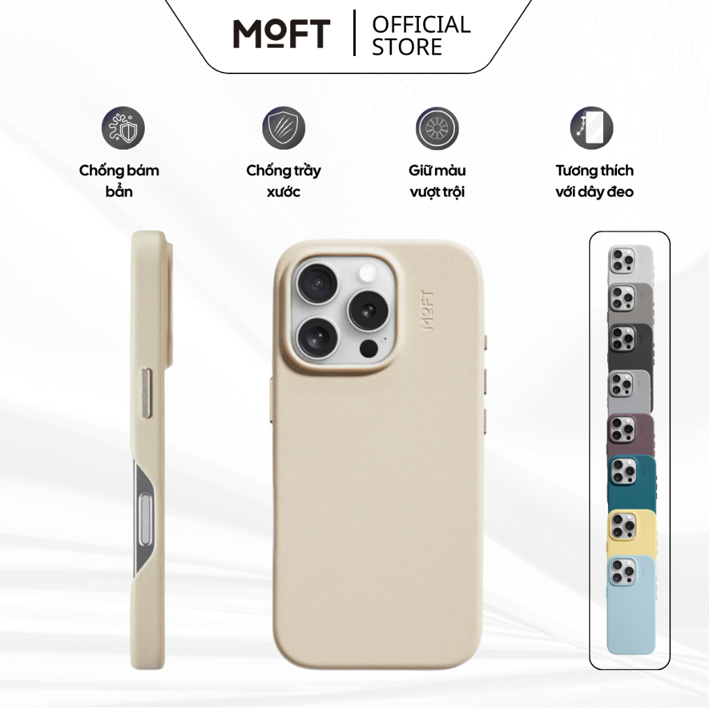 MOFT Snap Case MOVAS Magnetic เข้ากันได้กับ iPhone 16Promax พร้อมดีไซน์บางและเบา