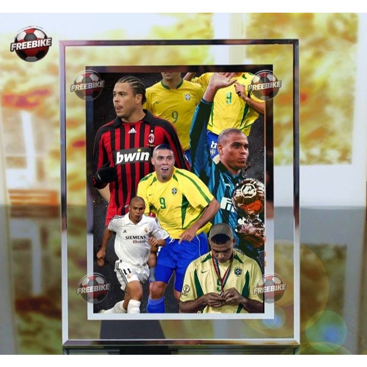 กรอบโปสเตอร์ FAT RONALDO พร้อมแก้วคริสตัลคุณภาพสูง
