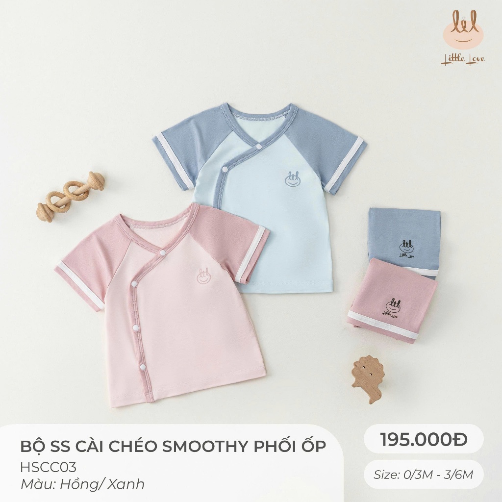 CROSS-PATCHED BAMBOO FIBER FABORN SET [SUPER SOFT, COOL, SMOOTH, STRETCHY และ ABSORBENT] SZ 0/3M - 3