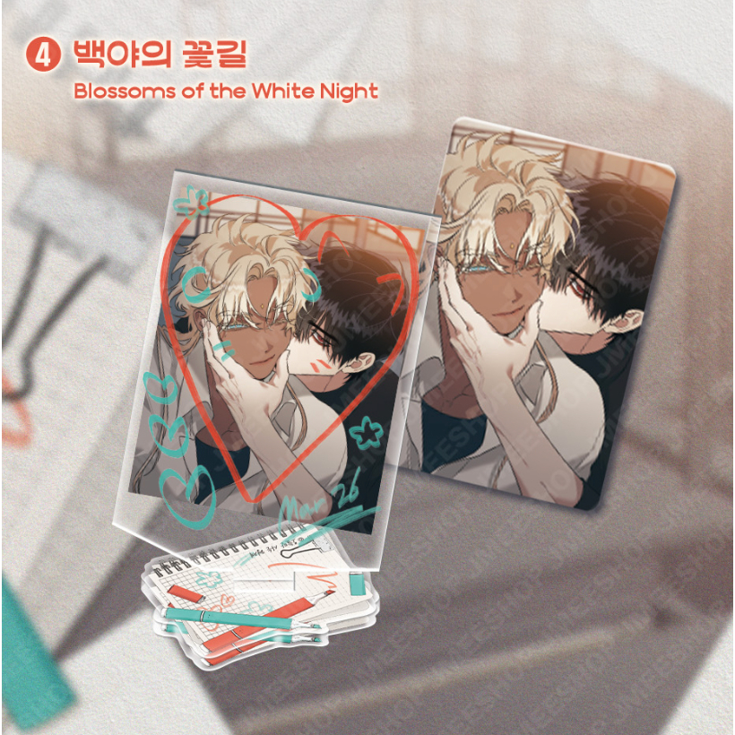 [ร้าน Dagu] New Semester Campus Couple hard plastic model standee ID package
