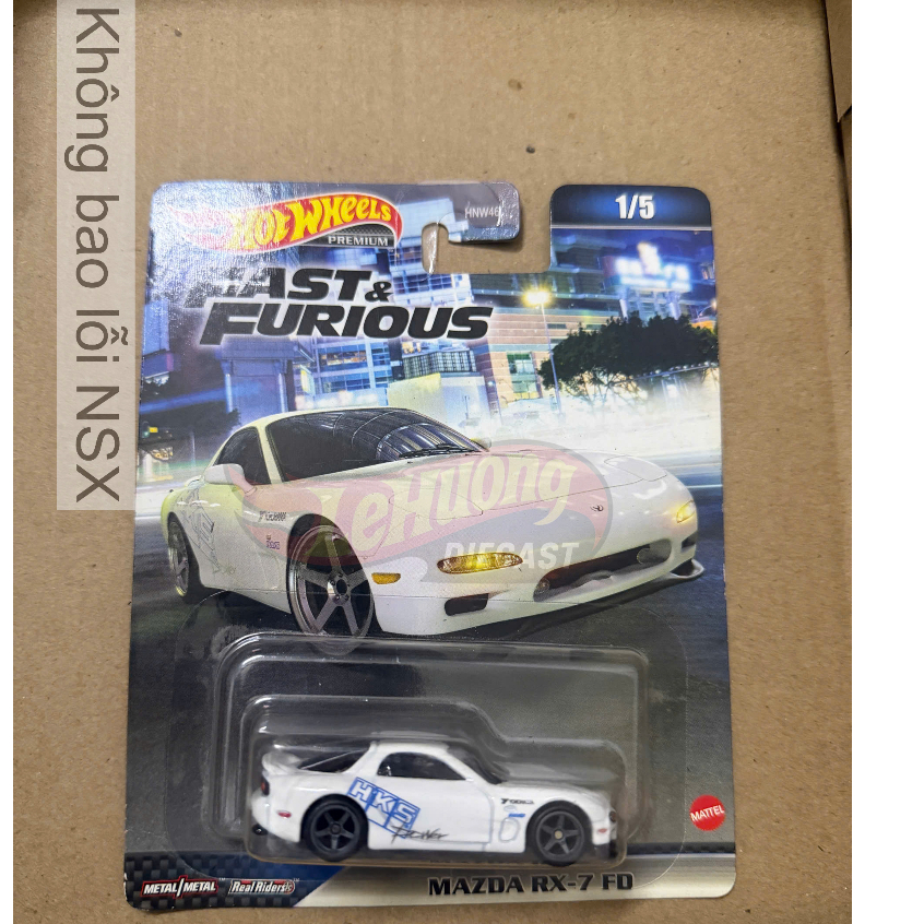 Lehuong Diecast - Hot Wheels Premium 1995 Mazda RX-7 FD รถโมเดล