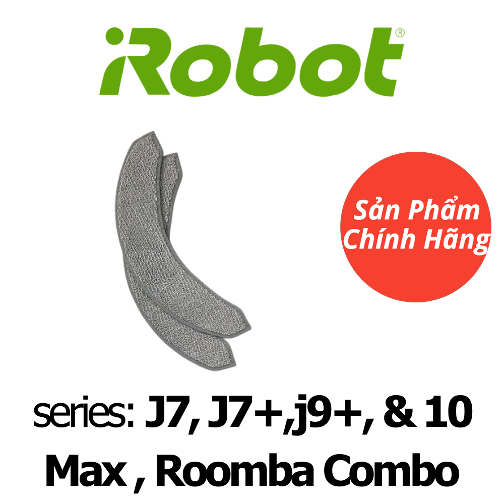 (ต้นฉบับ) ชุดแผ่นทําความสะอาดล้างทําความสะอาดได้ 2 ชิ้นสําหรับ iRobot Roomba j7 / j7+ / j9+/ 10 max 