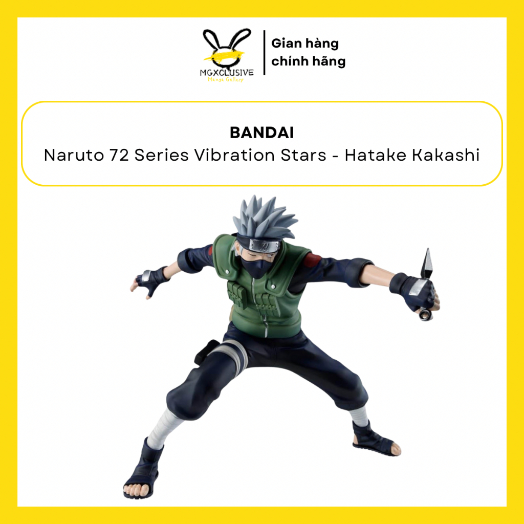 ฟิกเกอร์ Bandai Vibration Stars ของแท้ - Naruto 72 Series Hatake Kakashi