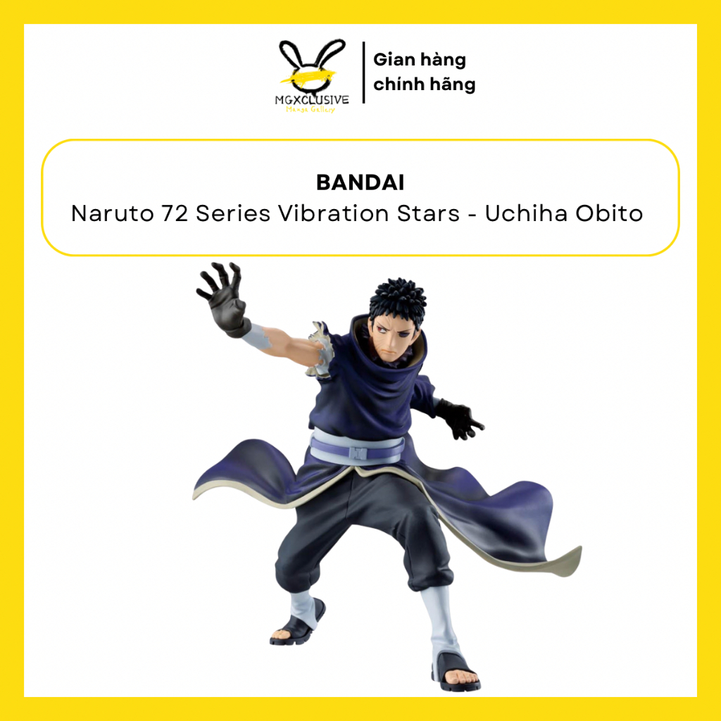 ของแท้ Bandai Vibration Stars Model - Naruto 72 Series Uchiha Obito