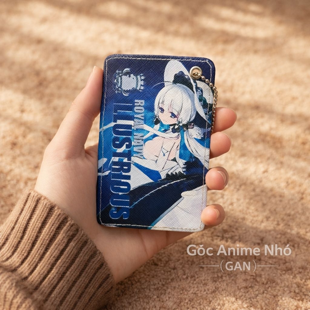 พวงกุญแจกระเป๋าสตางค์ Illustrious Azur Lane - อย่างเป็นทางการ