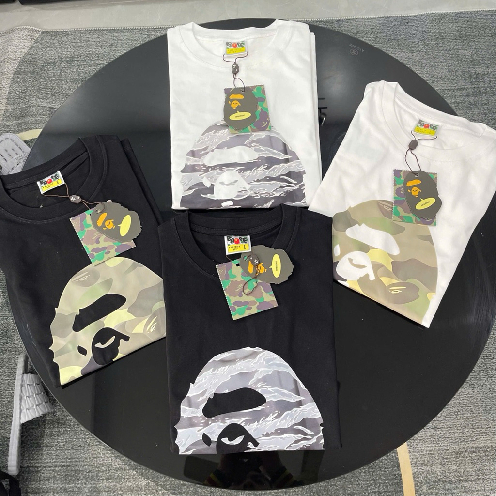 [Collection] เสื้อยืด BA.PE ผ้าคอตตอน 100% สี Diverse ผ้านุ่มหนา Full Tag Mac Standard