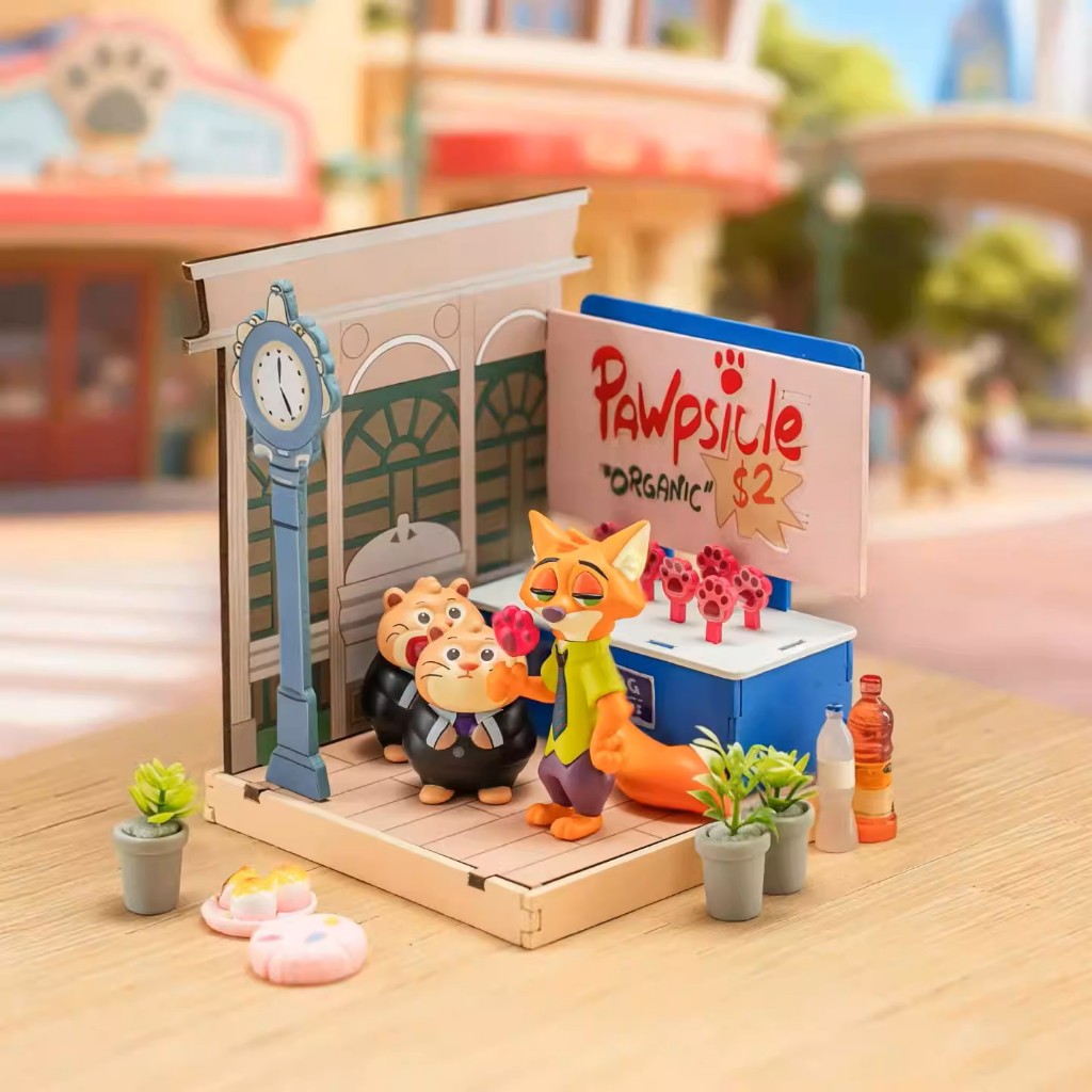 Blind Box Assembling Zootopia DIY Buildable Scene - ของแท้