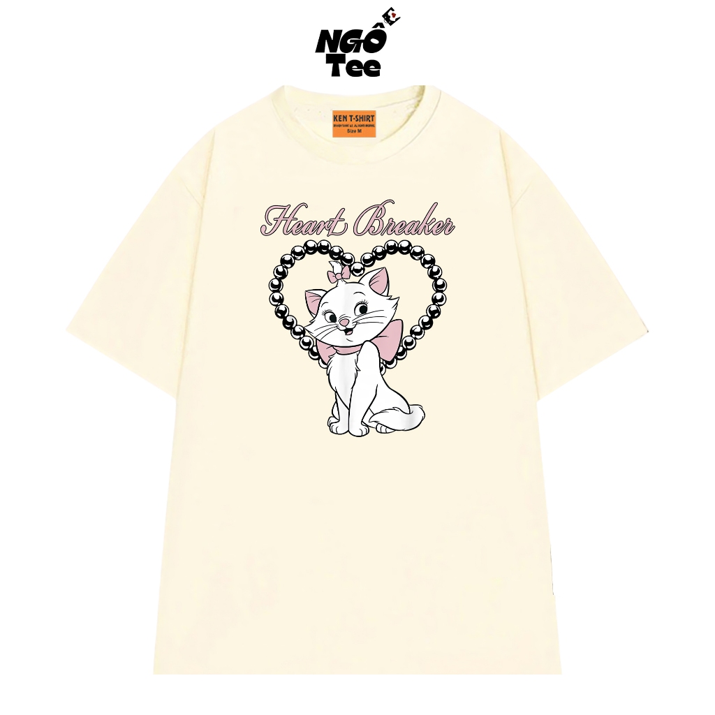Aristocats Cat Marie Heart Breaker TEE