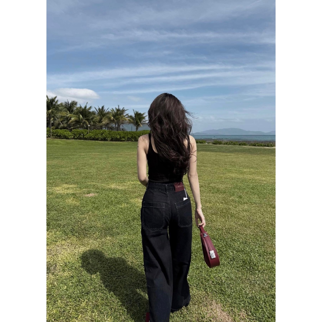 [มีจําหน่าย] สินค้า 30s.corning/QC/Straight Jeans ยาว 97cm ทรงเห็ด ป้ายแดง หนังสวย สินค้ากวางโจวมาตร