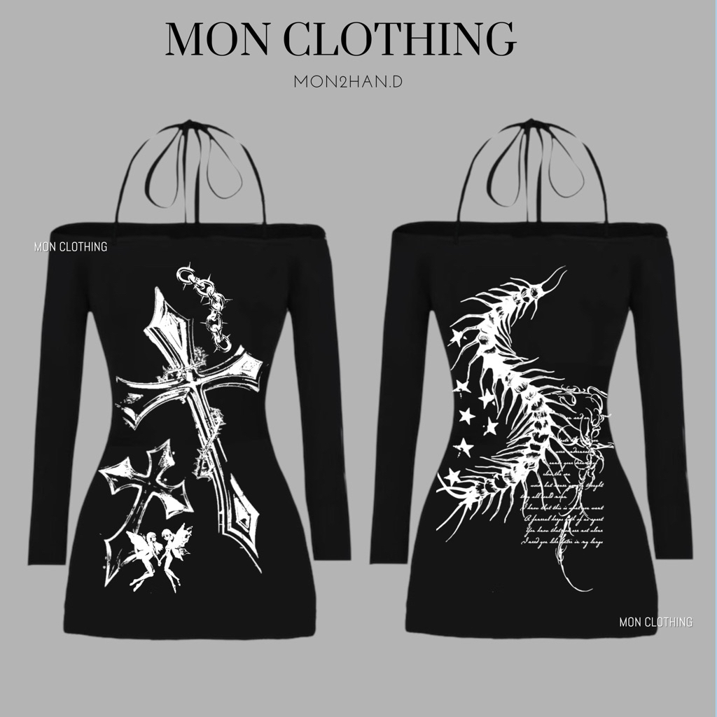 [UPDATE AVAILABLE]Y2K LONG SLEEVE BODY DRESS / READY STOCK DRESS