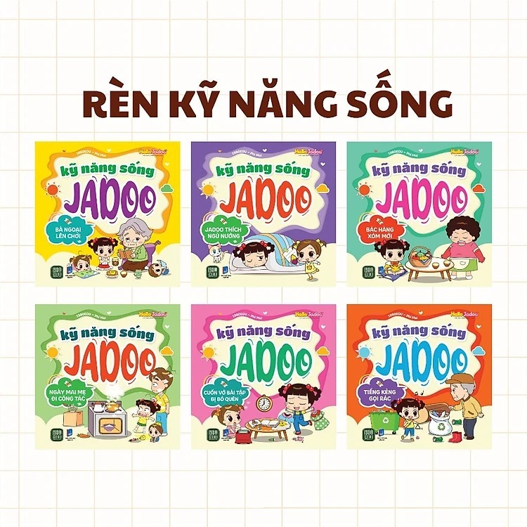 Combo of 6 เล่ม - ทักษะชีวิตการฝึก Jadoo