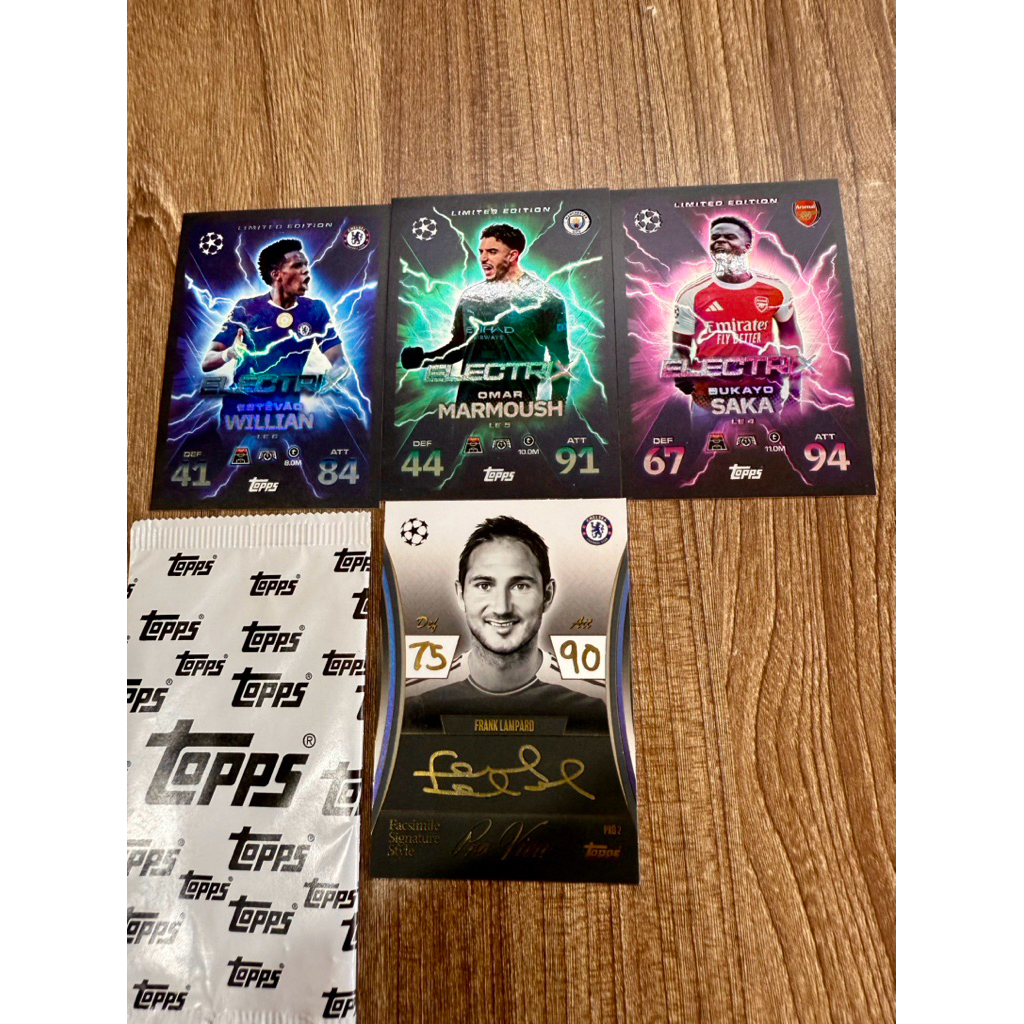 [ Limited Pack MA EXTRA 4 การ์ด ] หายากมาก Limited Match Attax EXTRA 2025/26 25/26 แพ็คการ์ด (4 ใบ)