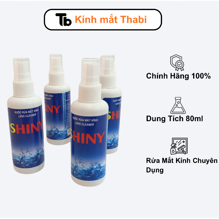 SHINY Specialty Glasses Cleaner 80ml - แว่นสายตา Thabi