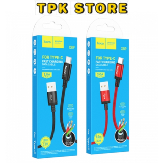 Hoco X89 สายชาร์จ ชาร์จเร็ว สายร่มชูชีพ ทนทาน ยาว 1M