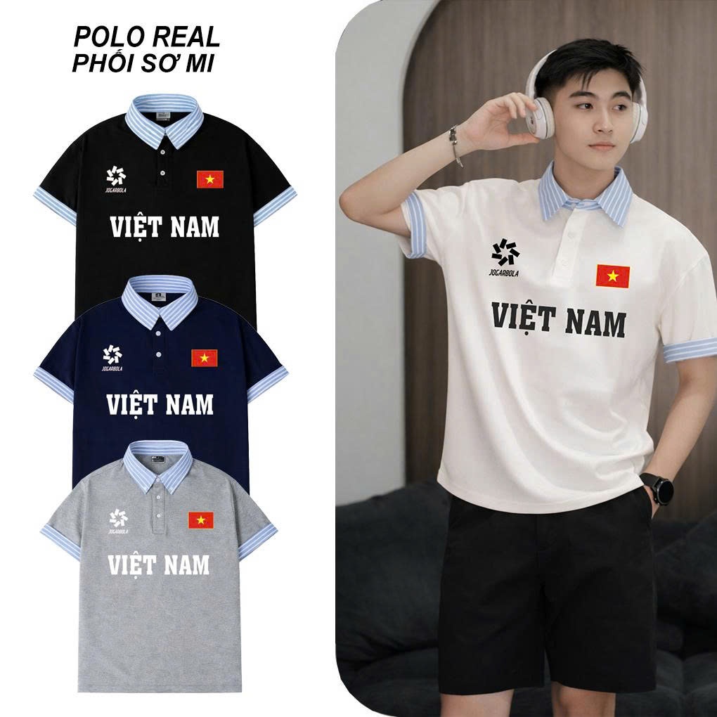 [PLSM-CLB] เสื้อยืดคอปกโปโล - COOL, LIKE TO WEAR พิมพ์ลายโลโก้คลับโปรด