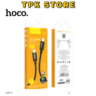 Hoco X89 60w สาย Type-C ถึง Type-C