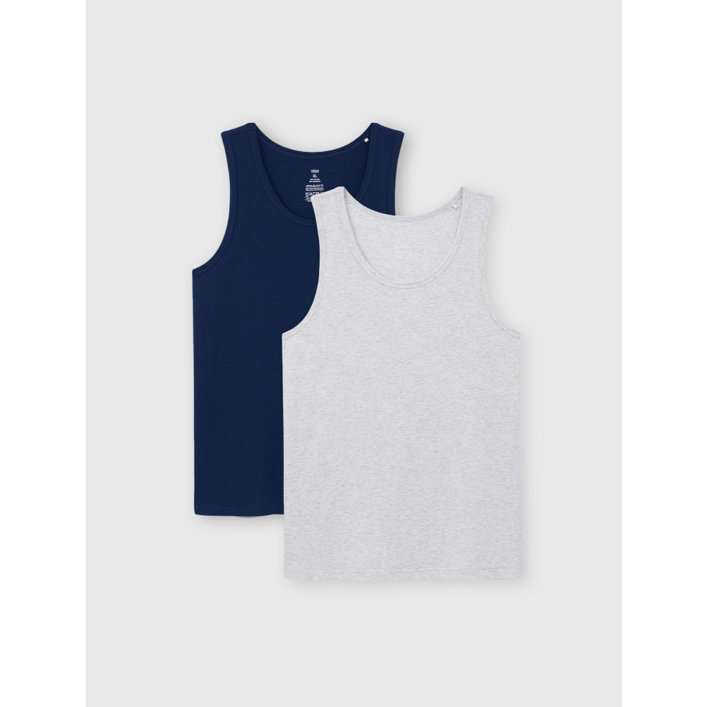 Combo 2 เสื้อกล้าม CANIFA สําหรับผู้ชาย Cotton USA 8LA26A002