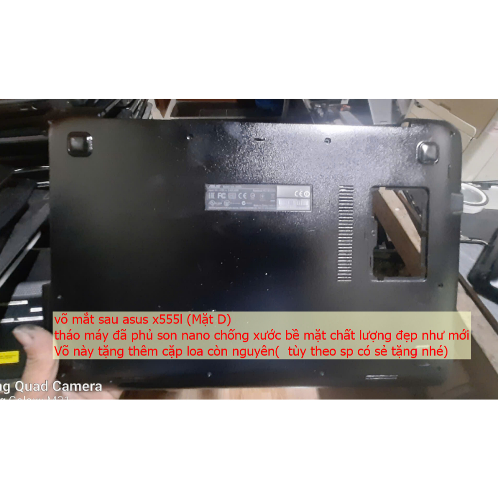 FACE D LAPTOP ASUS X555L DISASSEMBLY WITH 99% BEAUTIFUL SCRATCH-RESISTANT NANNO PAINT