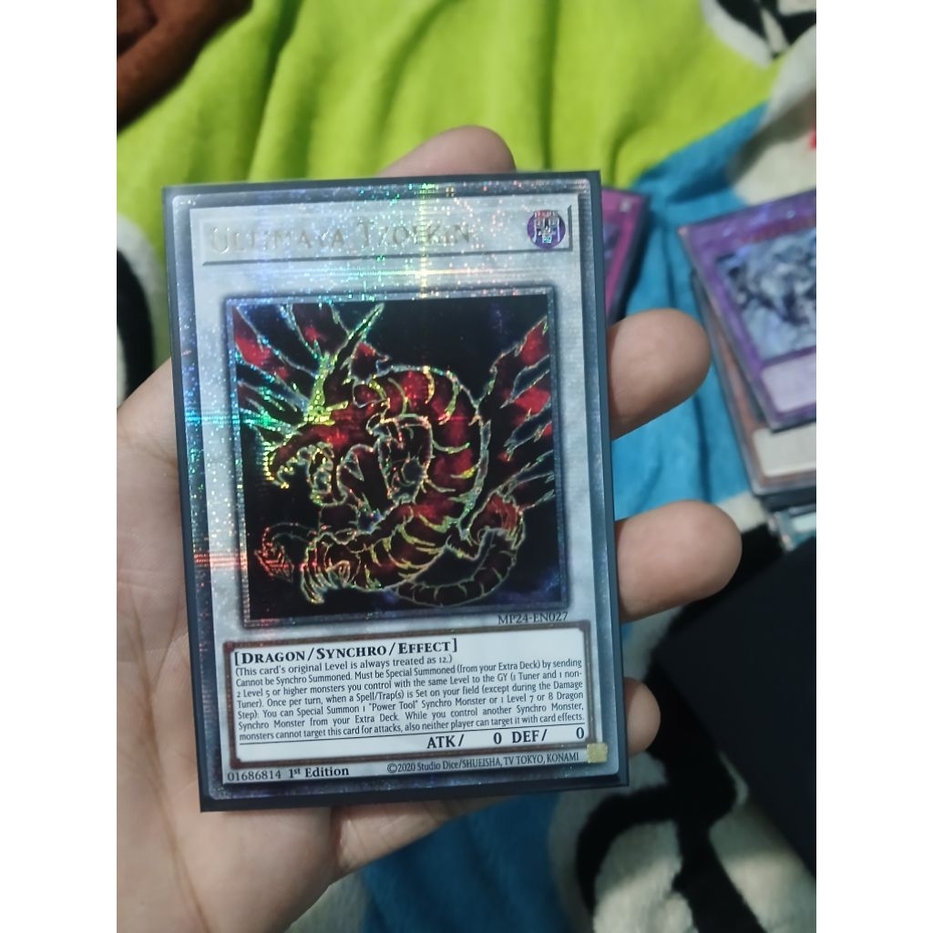 [Yugioh Bien Hoa Store] การ์ด 1 ใบ Ultimaya Tzolkin MP24-EN027 Quarter Century Secret Rare 1st